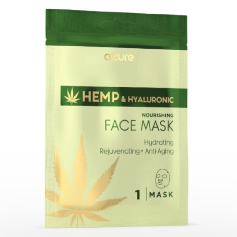 5/$20 — NEW Azure Hemp Sheet Mask